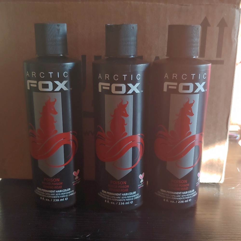 SOLD Arctic Fox Poison hair dye set of 3